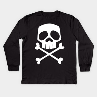 Captain Harlock skull Kids Long Sleeve T-Shirt